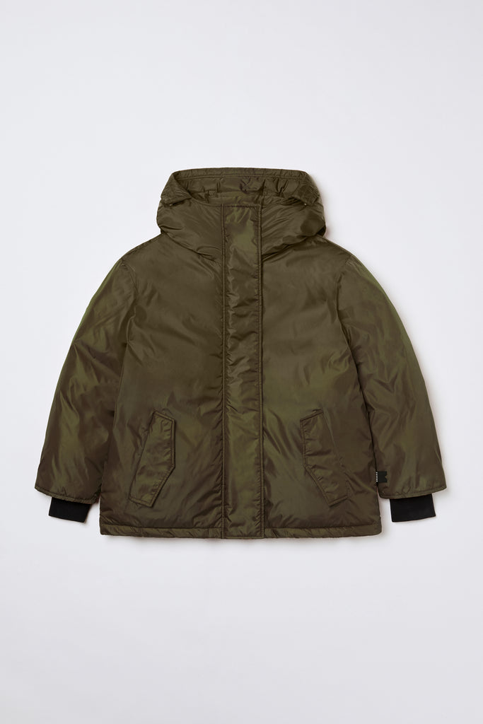 BREKKA Bergen Jacket - army green - flat lay