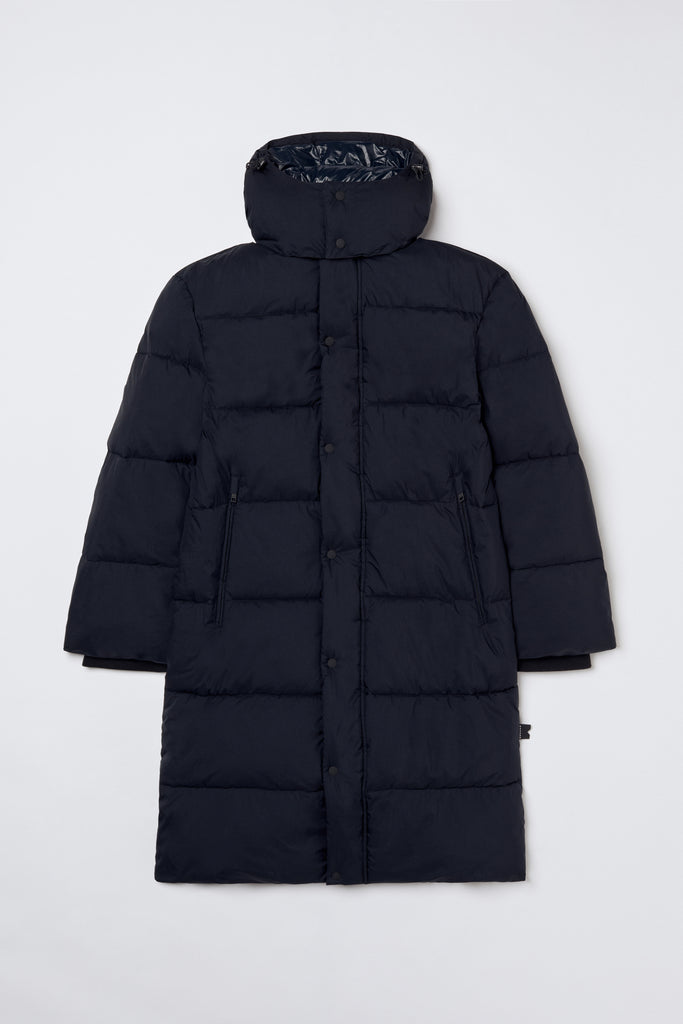 BREKKA Montpellier Long Puffer - black - flat lay