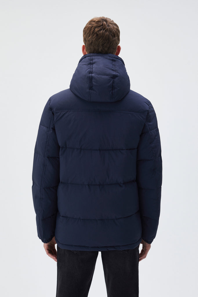 BREKKA Men London Puffer - navy blue - back