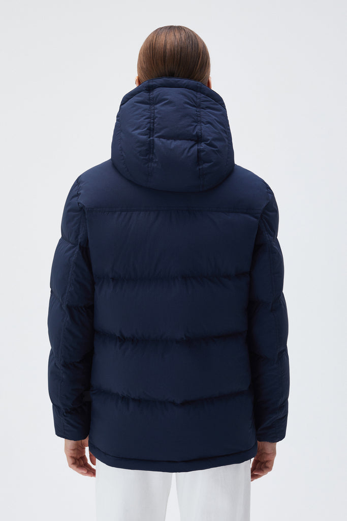 BREKKA London Puffer - navy blue - back