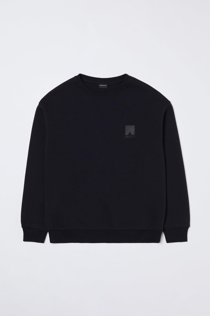 BREKKA Woman Memphis Sweater - black - flat lay